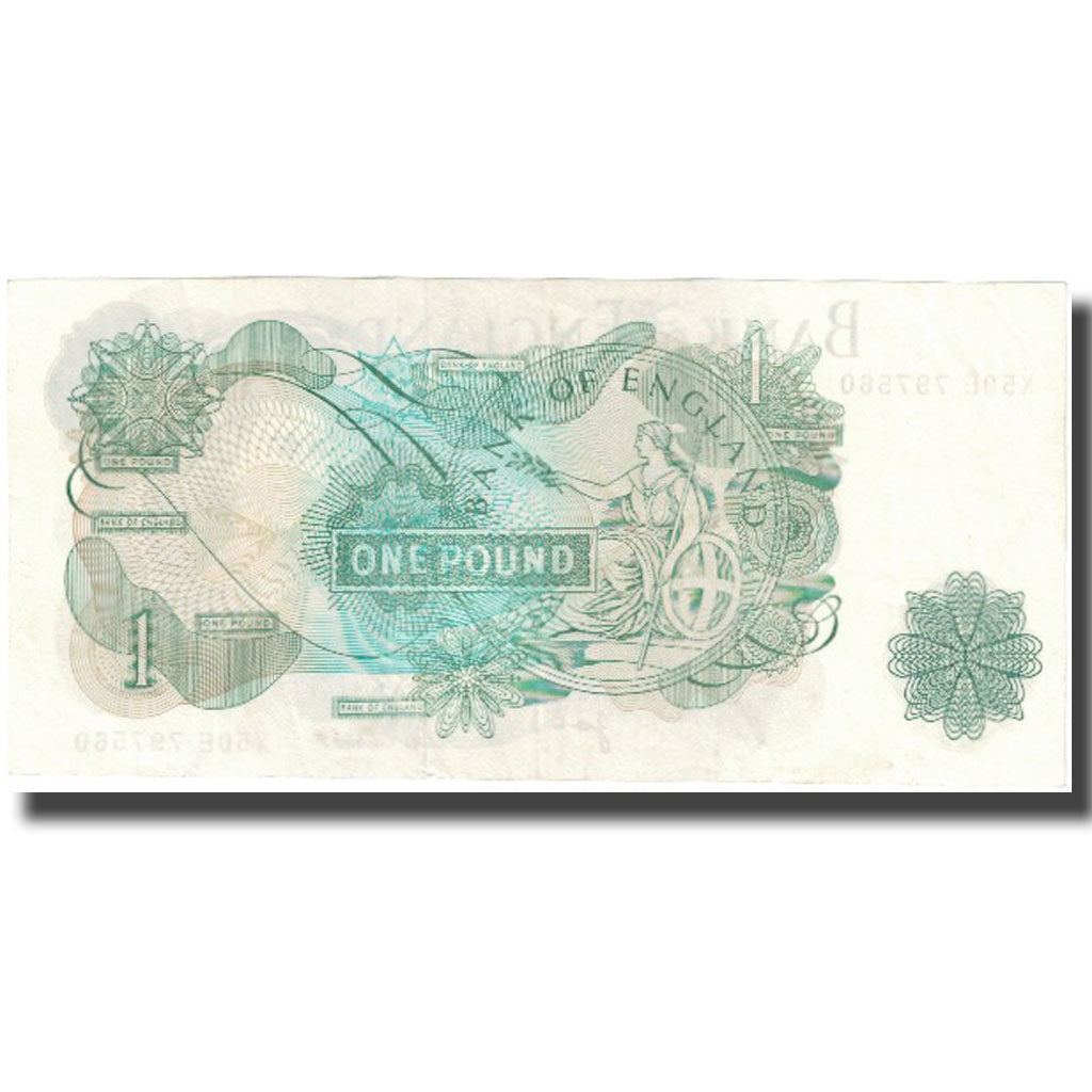 Banconote, Gran Bretagna, 1 Pound, Undated (1971), KM:374g, FDS