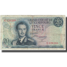 Banknote, Luxembourg, 20 Francs, 1966, 1966-03-07, KM:54a, VG(8-10)