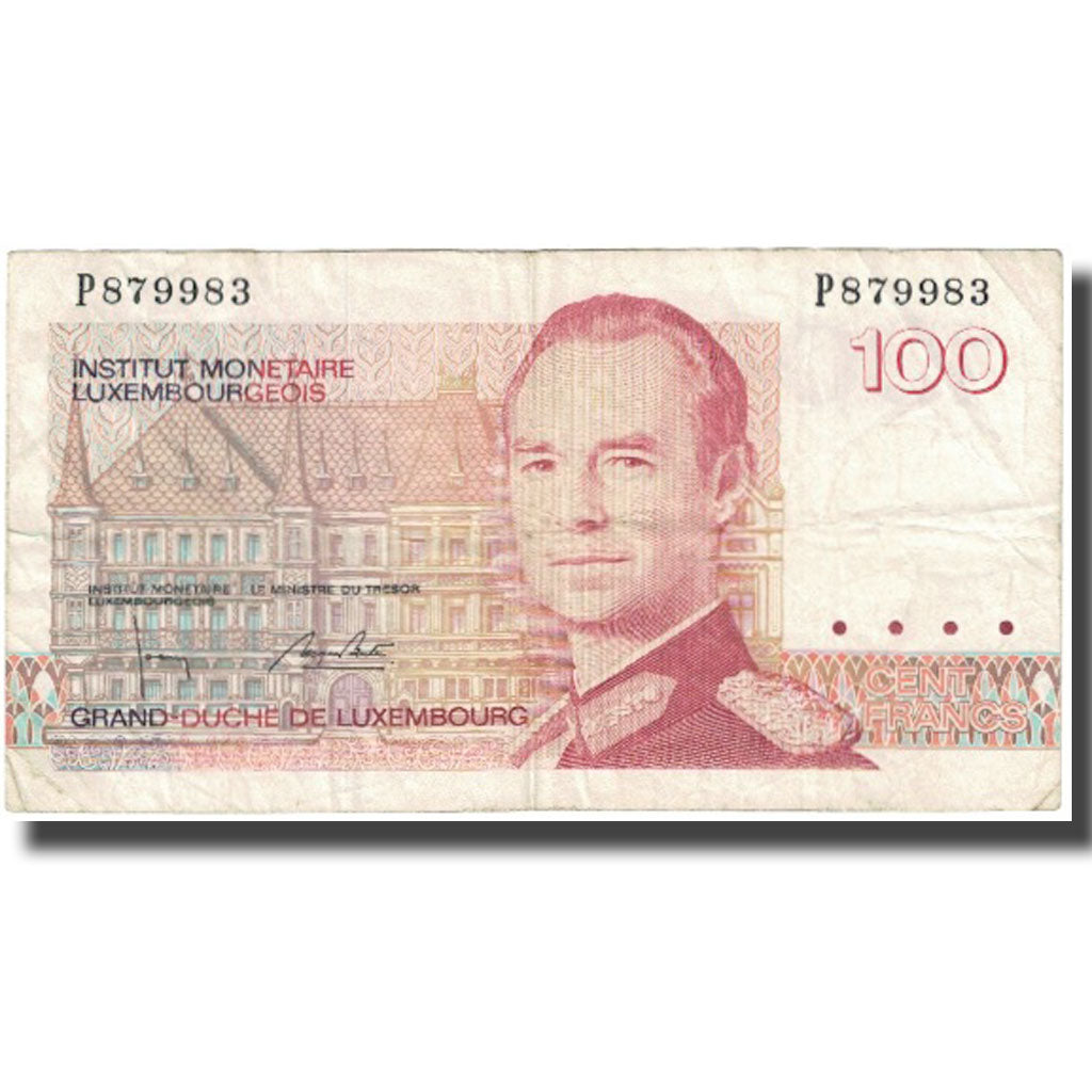 Banconote, Lussemburgo, 100 Francs, Undated (1986), KM:58b, MB