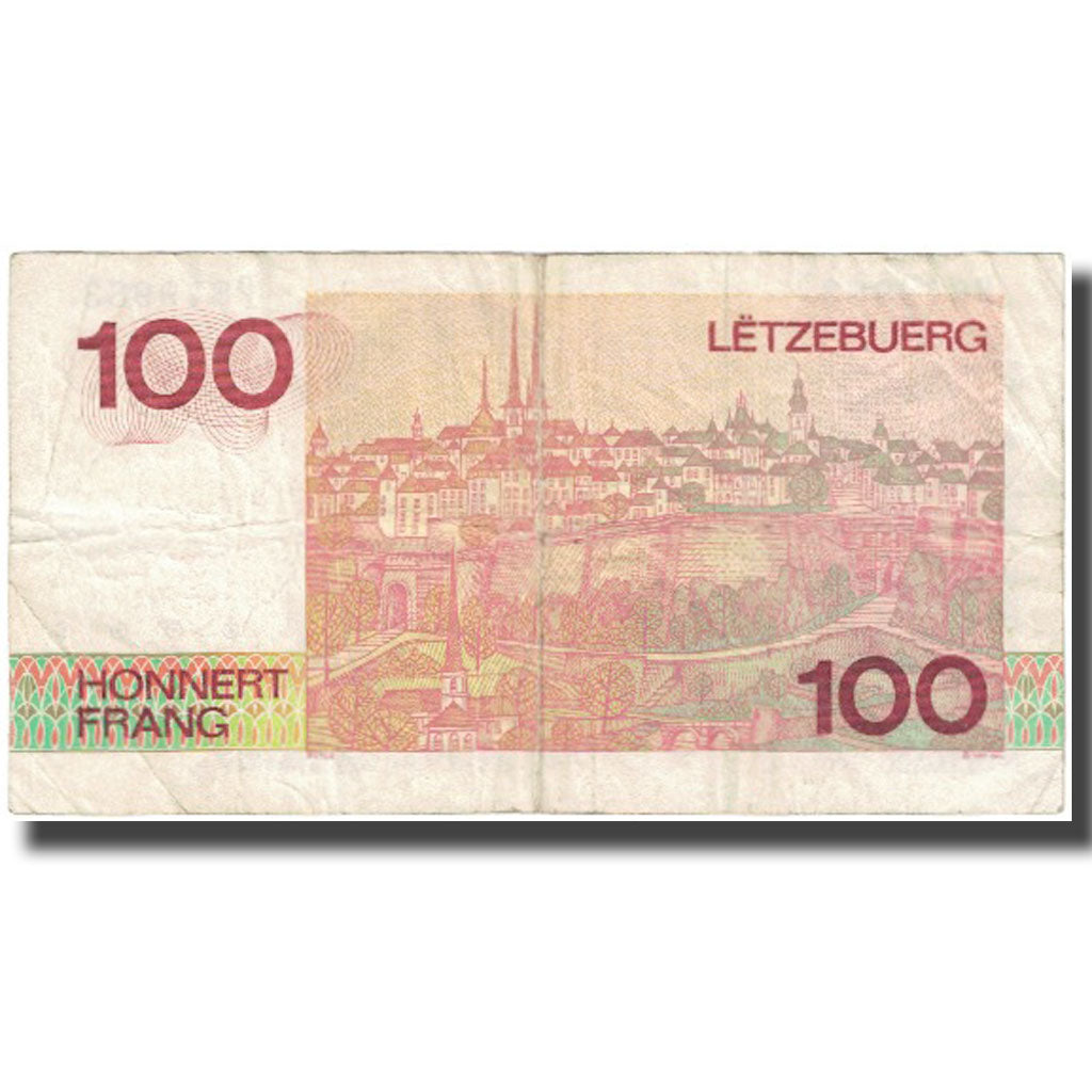 Banconote, Lussemburgo, 100 Francs, Undated (1986), KM:58b, MB