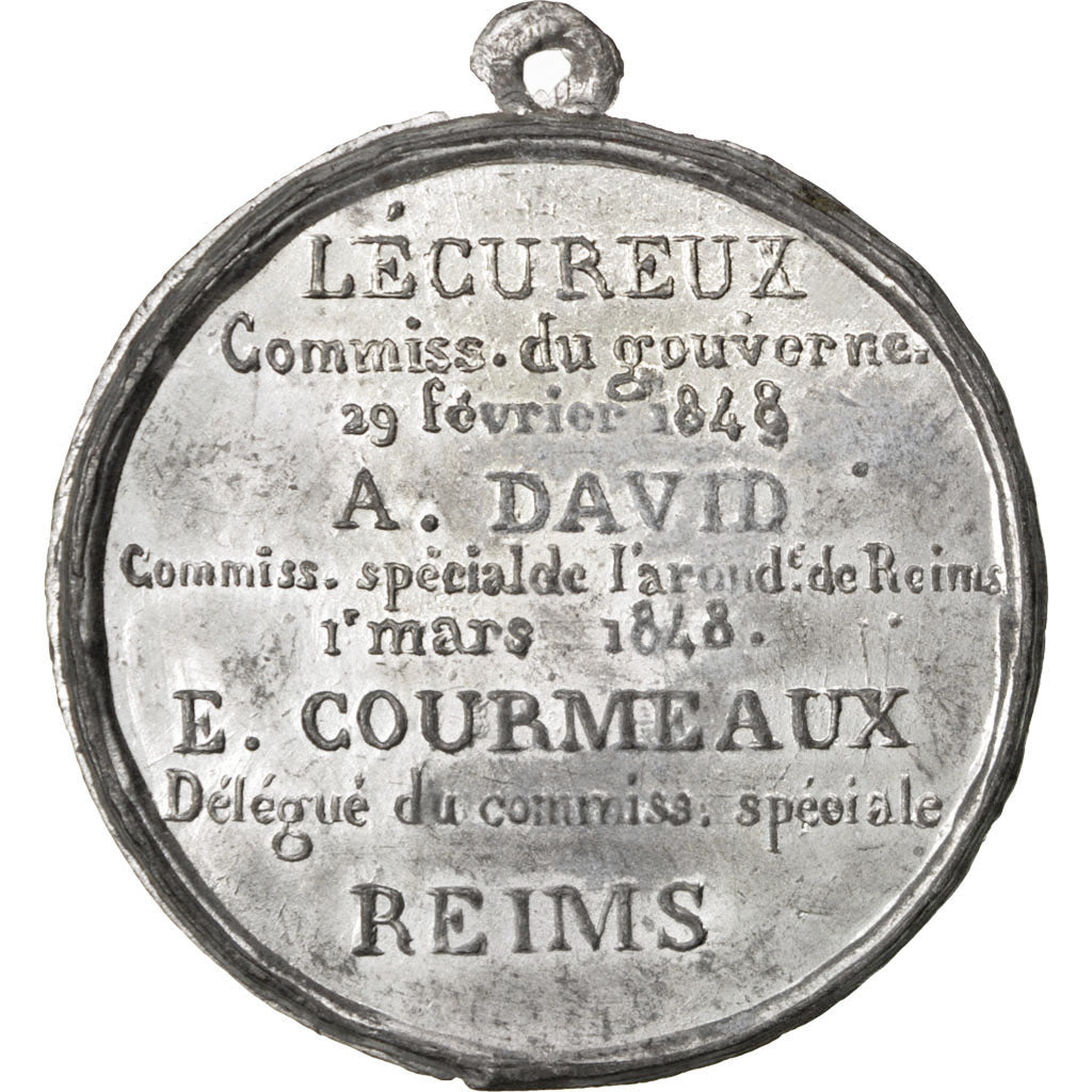 France, Medal, French Second Republic, Politics, Society, War, 1848, AU(55-58)