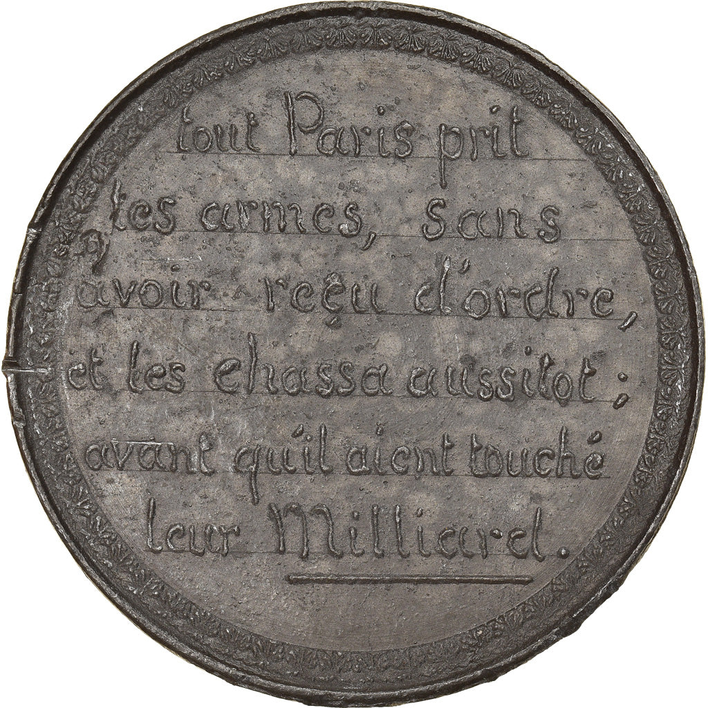 Francia, medalla, IIème République, République Rouge, Armand Barbès