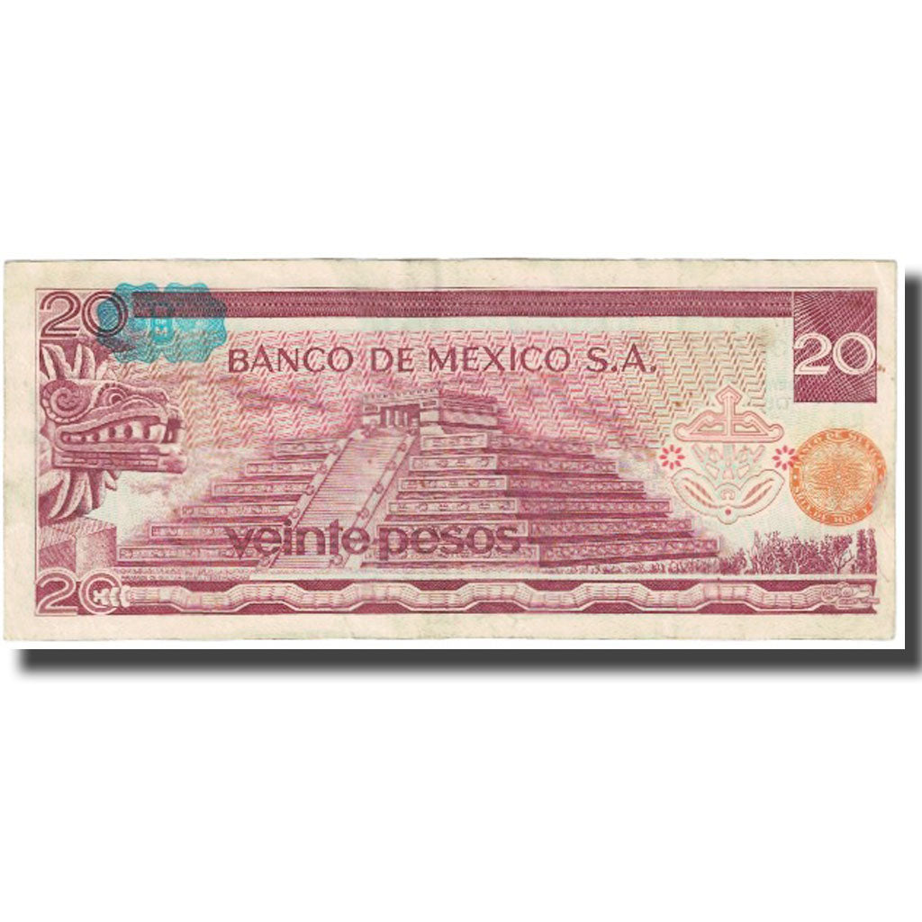 Banconote, Messico, 20 Pesos, 1977, 1977-07-08, KM:64d, BB
