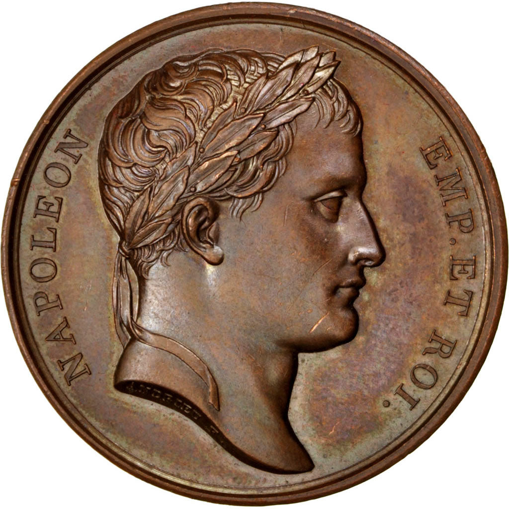 FRANCE, Politics, Society, War, First French Empire, Medal, 1813, AU(55-58),...