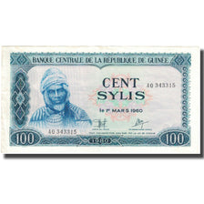 Banconote, Guinea, 100 Sylis, 1980, KM:26a, SPL-