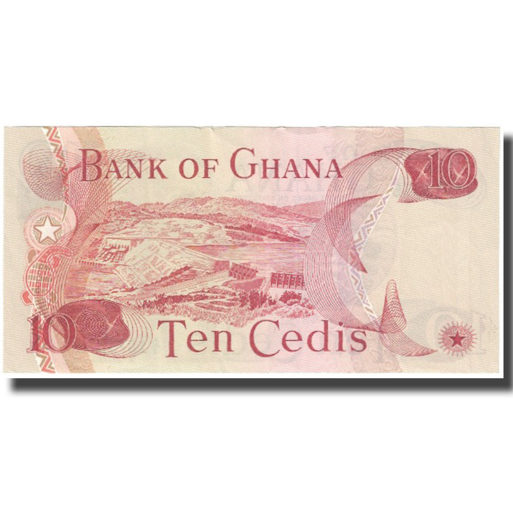 Geldschein, Ghana, 10 Cedis, 1978, 1978-01-02, KM:16f, UNZ