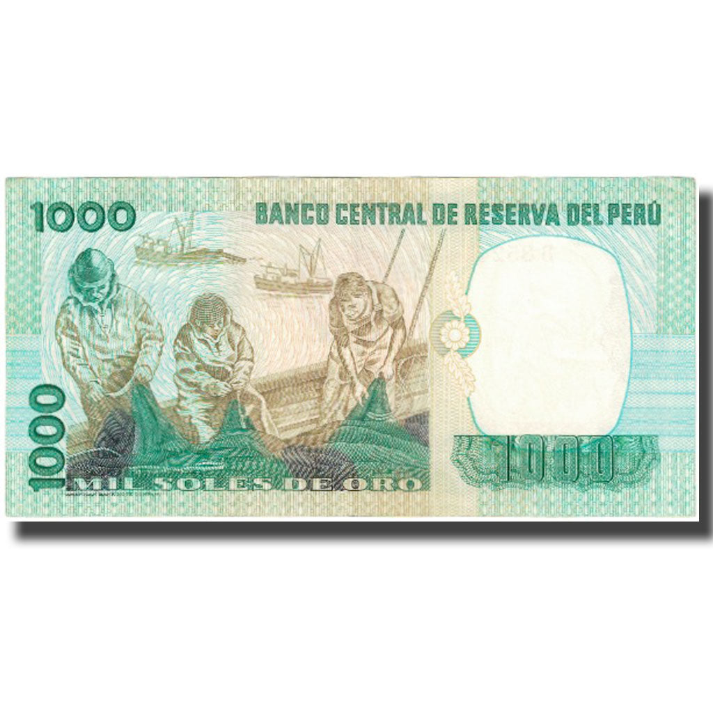 Banknote, Peru, 1000 Soles De Oro, 1981, 1981-11-05, KM:122a, AU(55-58)