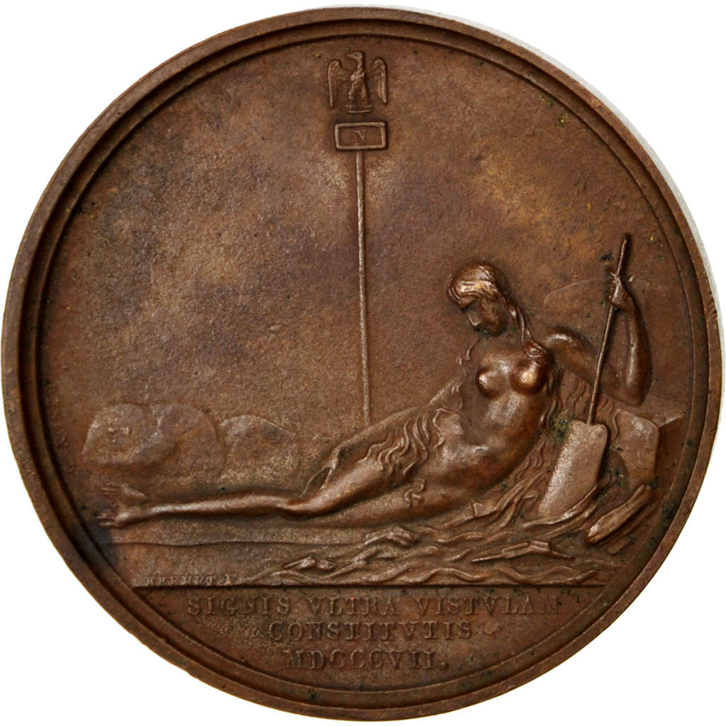 FRANCE, Politics, Society, War, First French Empire, Medal, 1807, AU(55-58),...