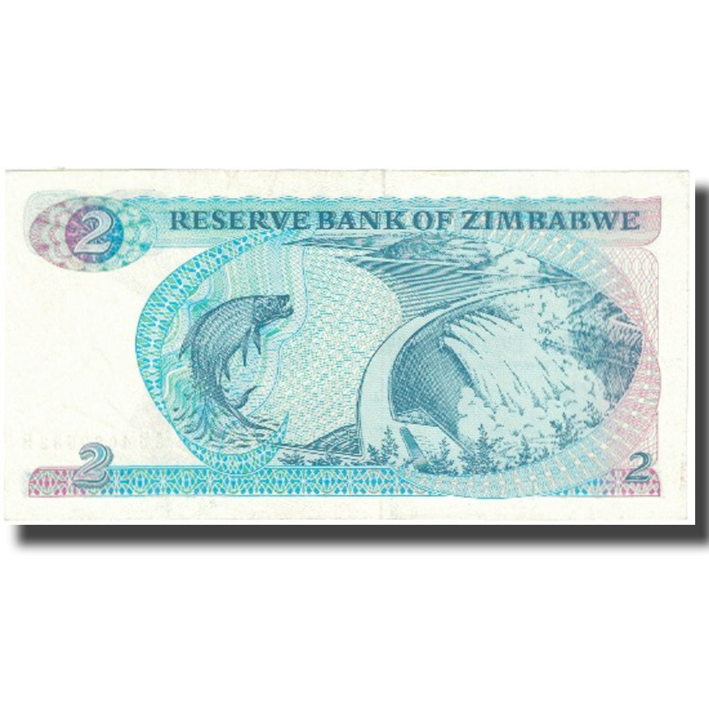 Geldschein, Simbabwe, 2 Dollars, Undated (1980), KM:1b, UNZ-