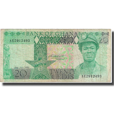 Banknot, Ghana, 20 Cedis, 1980, 1980-07-02, KM:21b, VF(20-25)