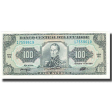 Banknote, Ecuador, 100 Sucres, 1991, 1991-10-11, KM:123Aa, UNC(65-70)