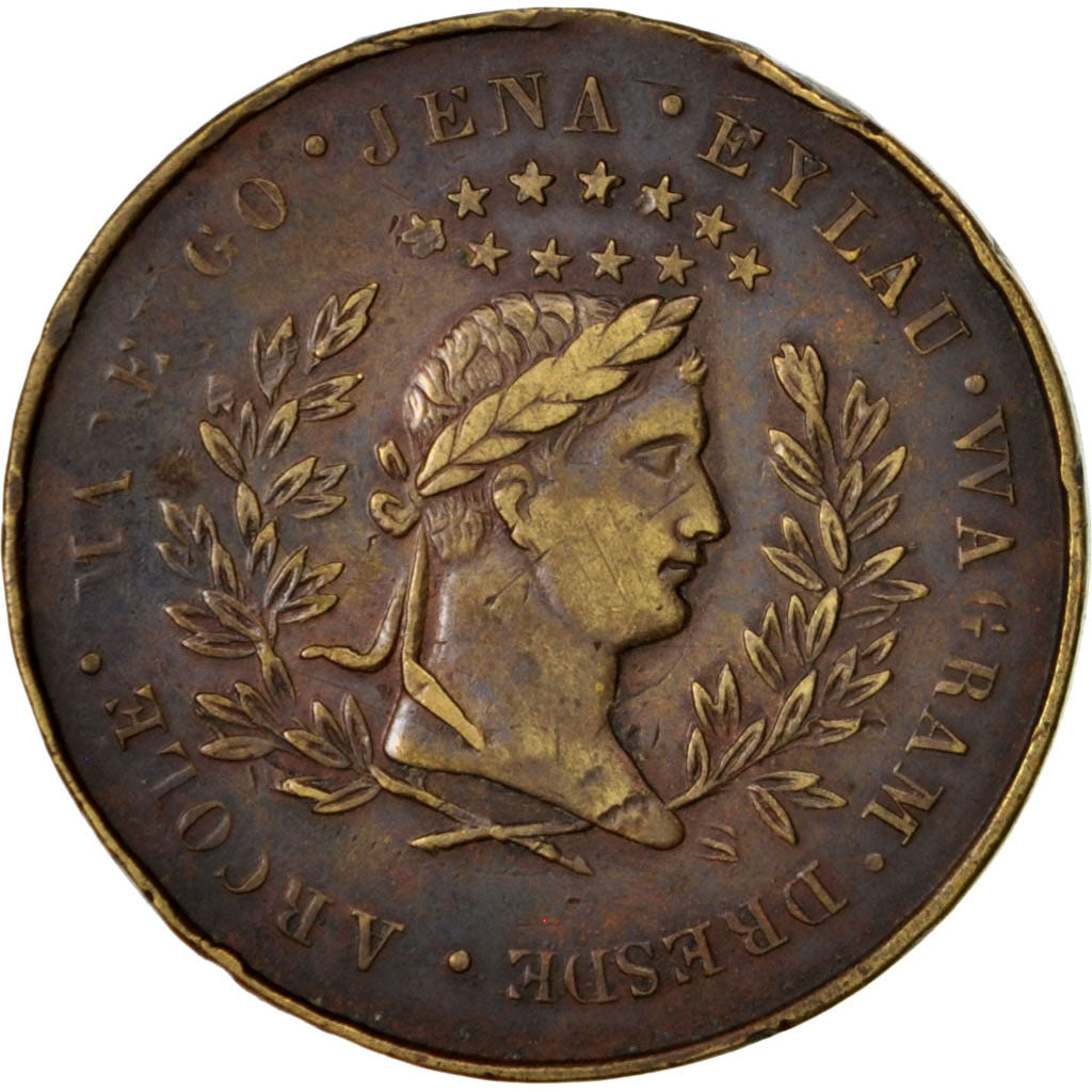 FRANCE, History, First French Empire, Medal, EF(40-45), Copper, 32, 10.90