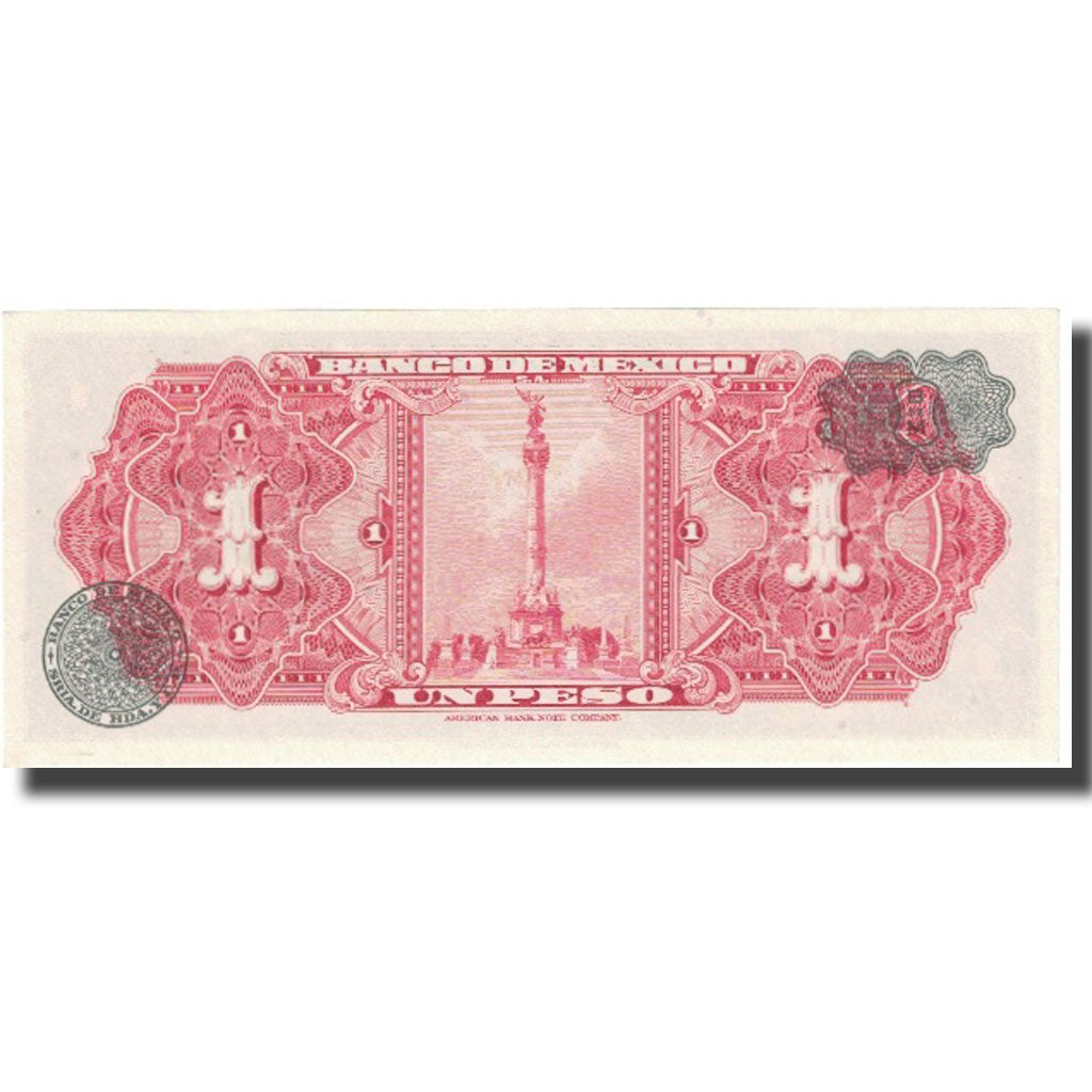 Banknote, Mexico, 1 Peso, 1967, 1967-05-10, KM:59j, UNC(65-70)