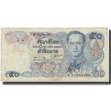 Billete, 50 Baht, UNDATED (1985-1996), Tailandia, KM:90b, BC