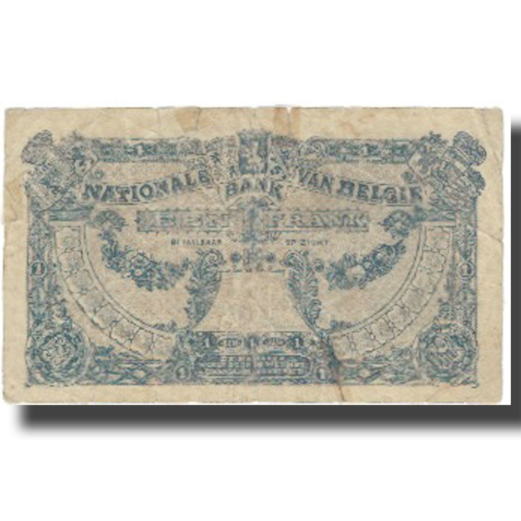 Banconote, Belgio, 1 Franc, 1922, KM:92, B