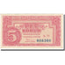 Banknote, Czechoslovakia, 5 Korun, undated (1945), KM:68a, AU(55-58)