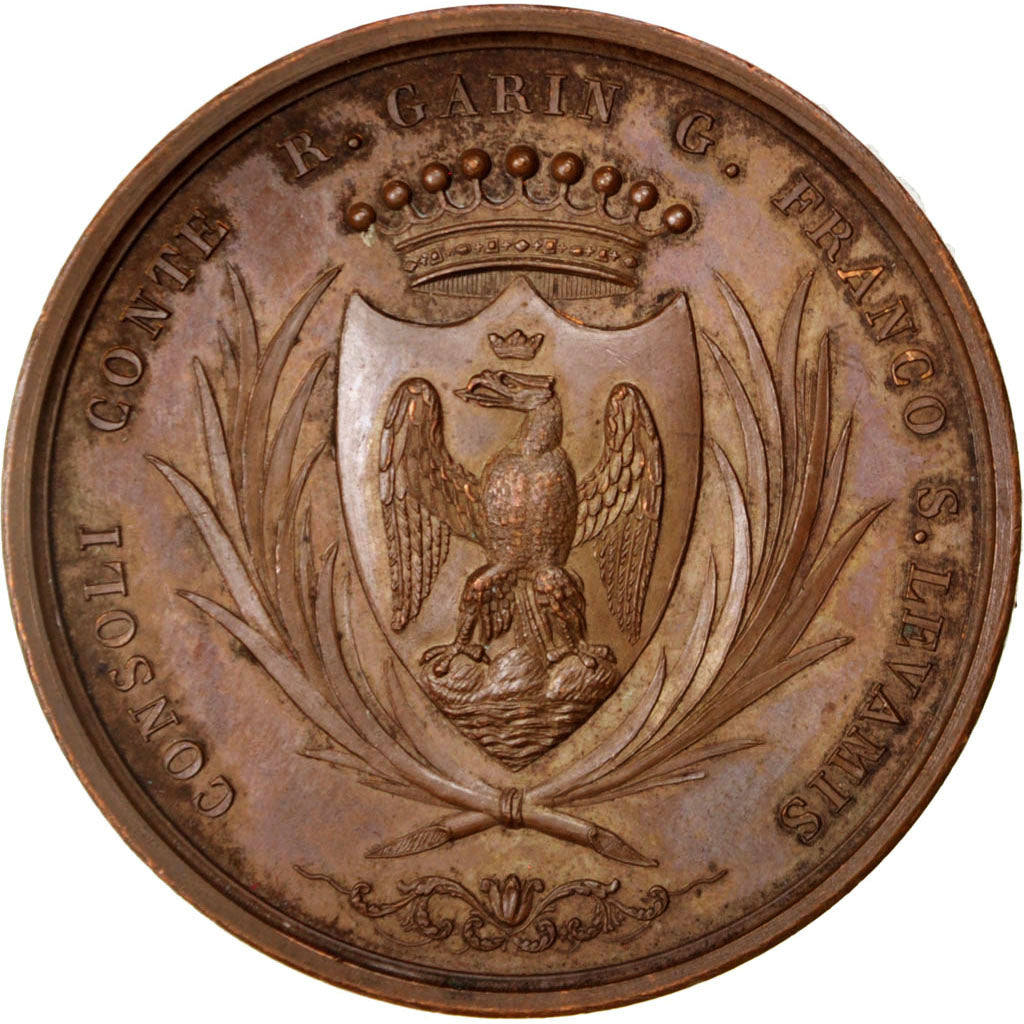 Italy, Politics, Society, War, Medal, 1821, AU(55-58), Copper, 40, 38.50