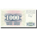 Banknote, Bosnia - Herzegovina, 1000 Dinara, 1992, 1992-07-01, KM:26a