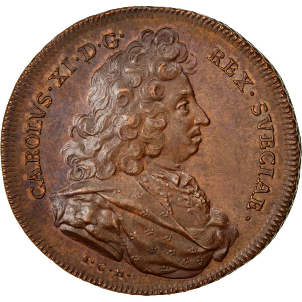 Sweden, Medal, Politics, Society, War, 1668, AU(55-58), Copper