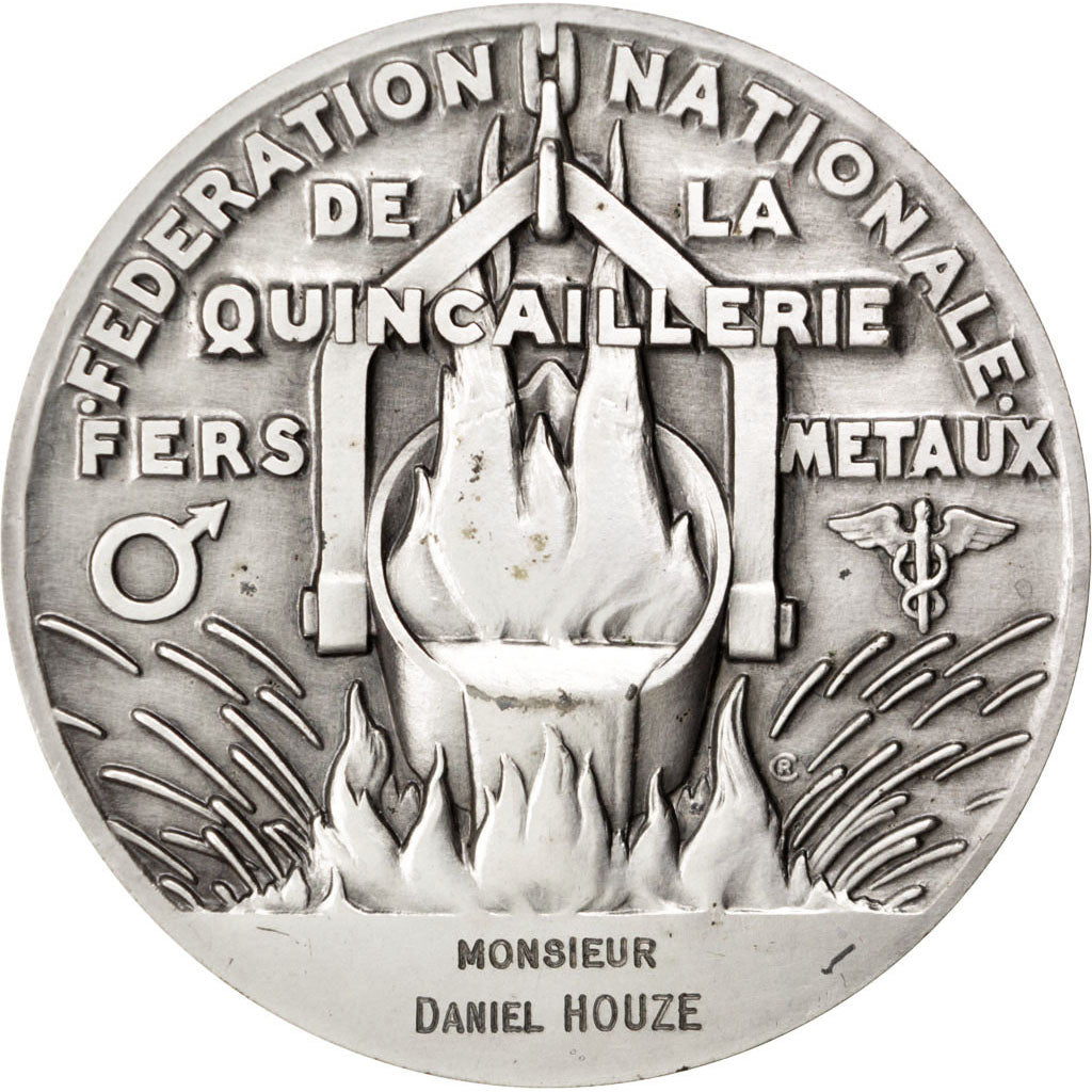 FRANCE, Business & industry, French Fifth Republic, Medal, 1980, AU(55-58),...