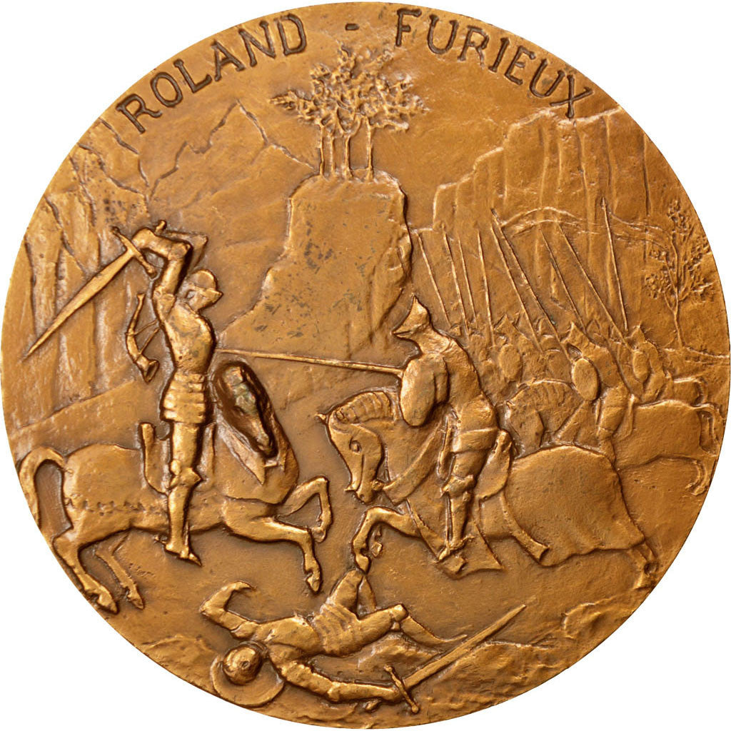 FRANCE, Arts & Culture, French Fifth Republic, Medal, 1977, AU(55-58), Bronze,..