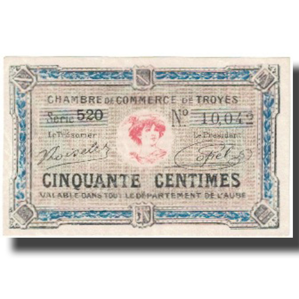 Francja, 50 Centimes, 1918, UNC(63)