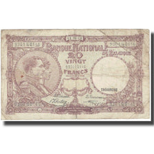 Biljet, België, 20 Francs, 1941, 1941.10.11, KM:111, TB
