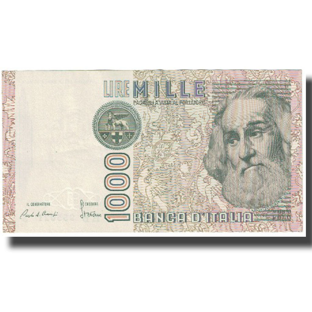 Biljet, Italië, 1000 Lire, Undated (1982), KM:109b, SUP