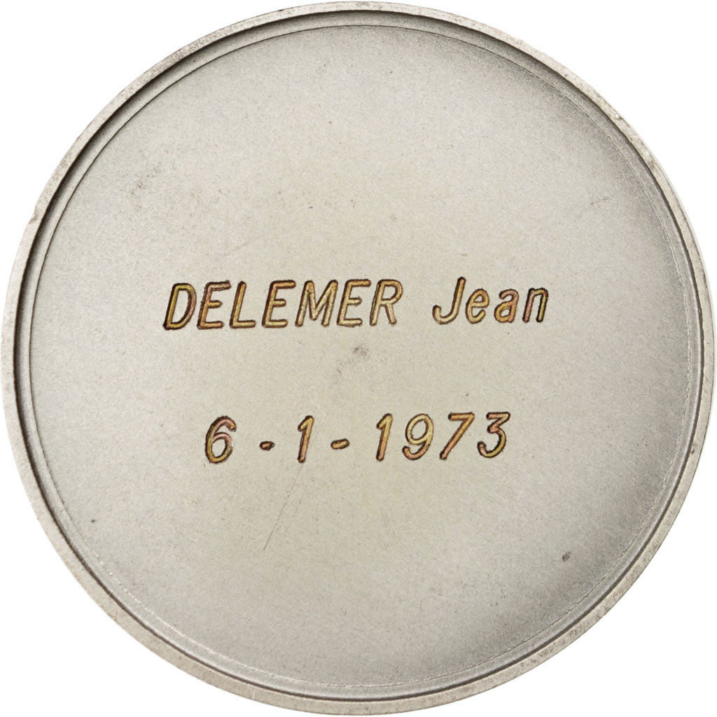 France, Medal, French Fifth Republic, Politics, Society, War, 1973, Leognany