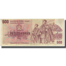 Geldschein, Tschechoslowakei, 500 Korun, 1973, KM:93, S