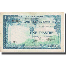 Billet, FRENCH INDO-CHINA, 1 Piastre = 1 Dong, Undated (1954), KM:105, TB