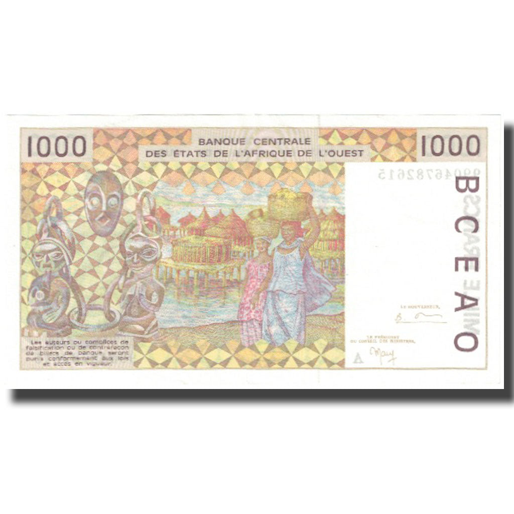 Banknote, West African States, 1000 Francs, Undated (1991-2007), KM:711Ki