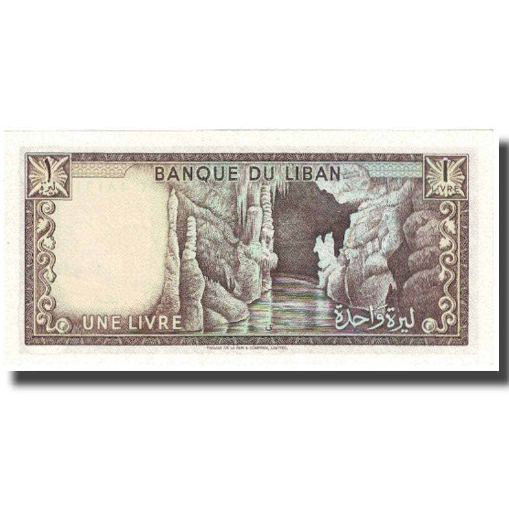 Geldschein, Lebanon, 1 Livre, Undated (1980), KM:61c, UNZ