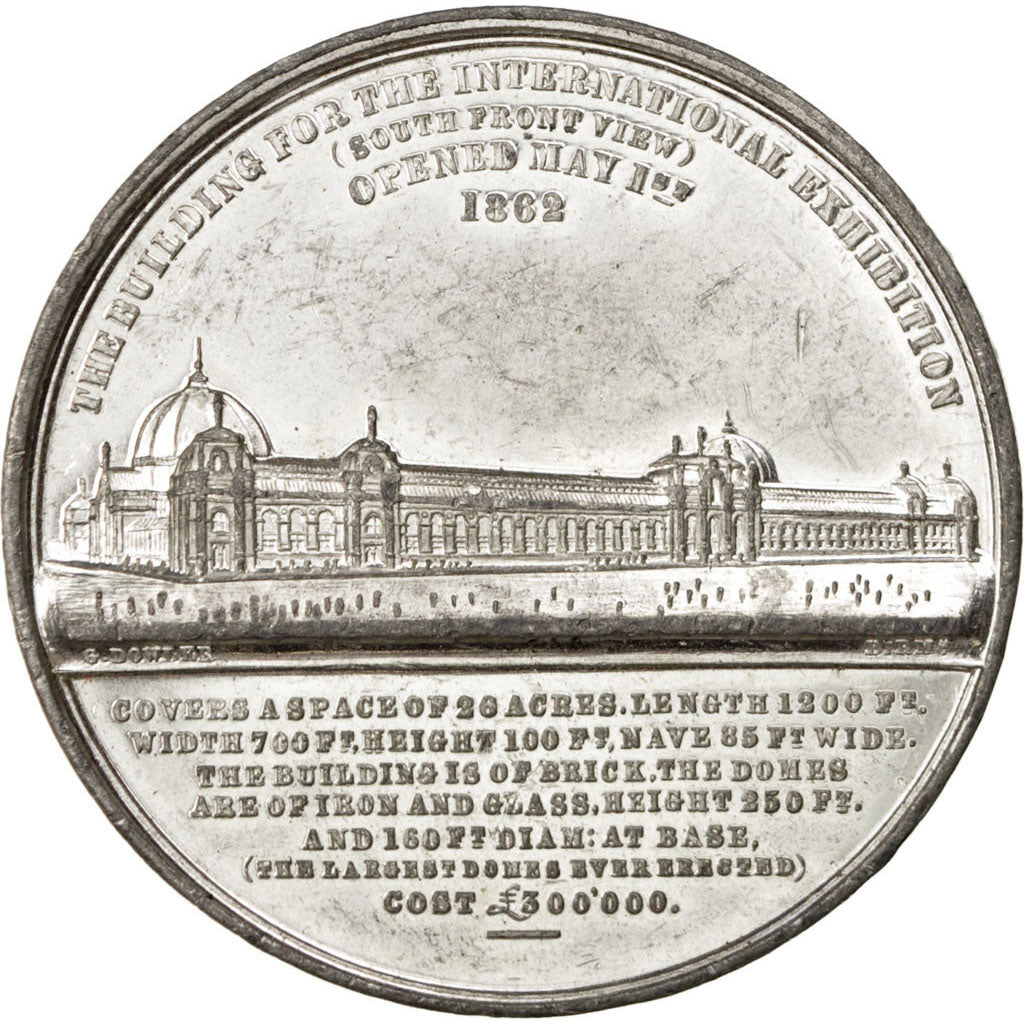 Great Britain, Sciences & Technologies, Medal, 1862, AU(50-53), Tin, 51, 48.60