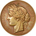 FRANCE, Sciences & Technologies, French Third Republic, Medal, 1889, AU(55-58),.