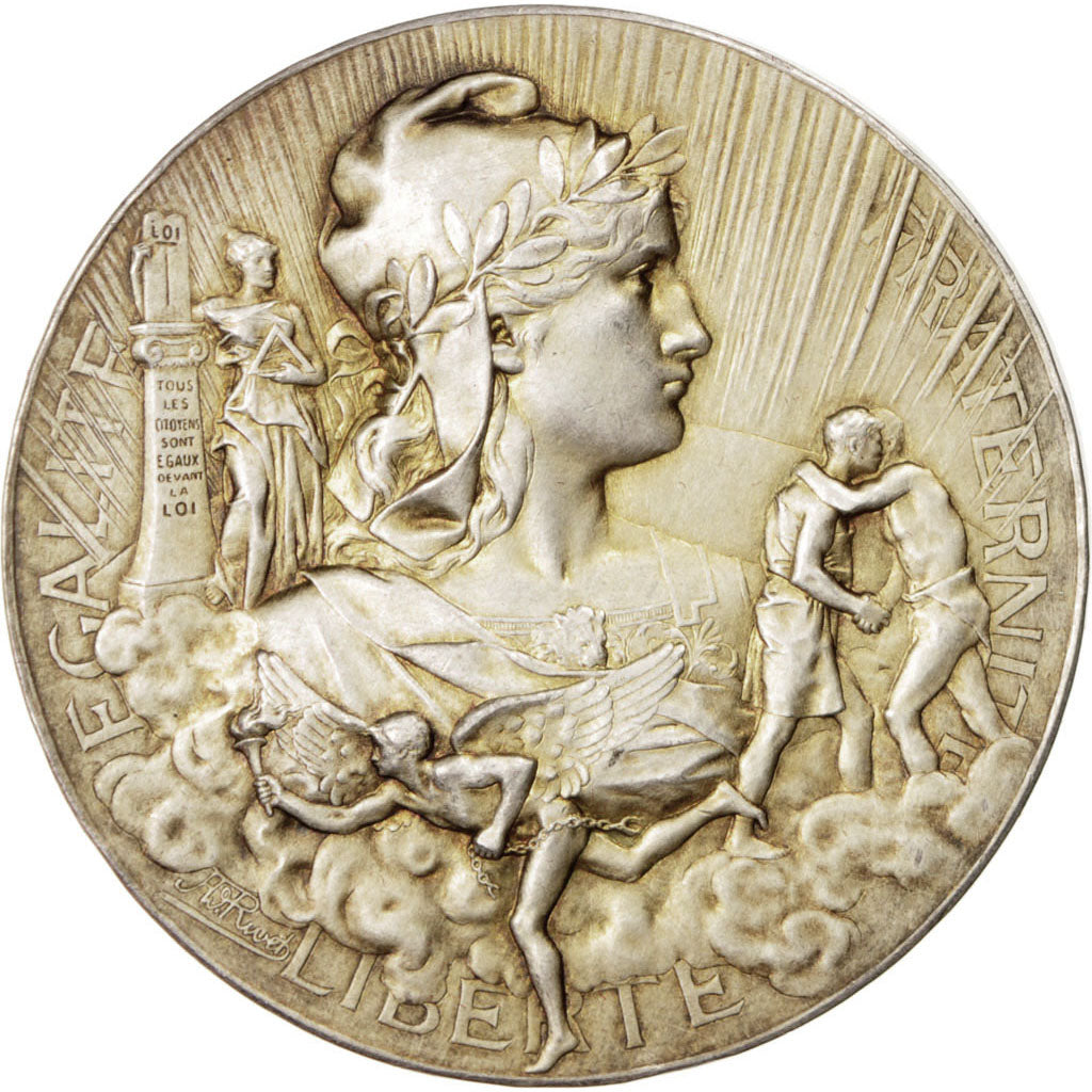 FRANCE, Politics, Society, War, French Third Republic, Medal, 1894, AU(50-53),..