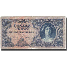 Banknote, Hungary, 500 Pengö, 1945, 1945-05-15, KM:117a, VG(8-10)