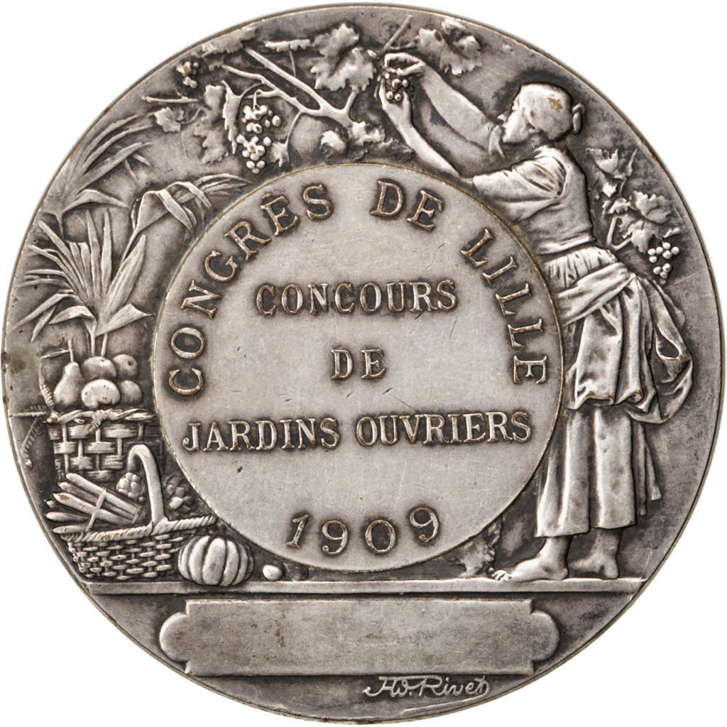 Ville de Lille, Médaille, Concours de jardins ouvriers