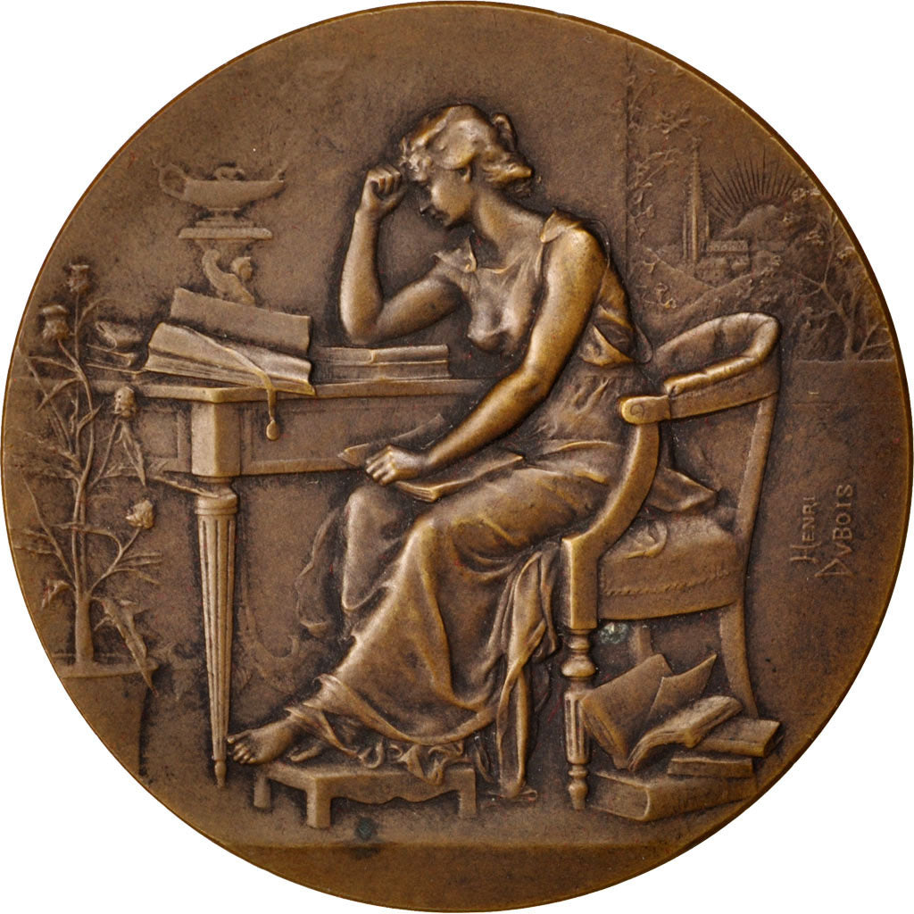 FRANCE, Sciences & Technologies, French Third Republic, Medal, 1901, AU(50-53),.