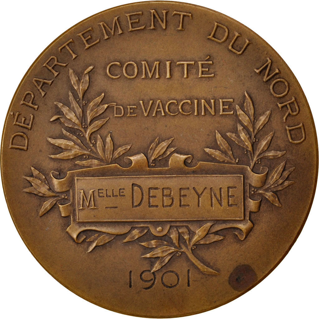 FRANCE, Sciences & Technologies, French Third Republic, Medal, 1901, AU(50-53),.