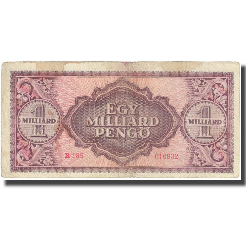 Banknote, Hungary, 1 Milliard Pengö, 1946, 1946-03-18, KM:125, VF(20-25)