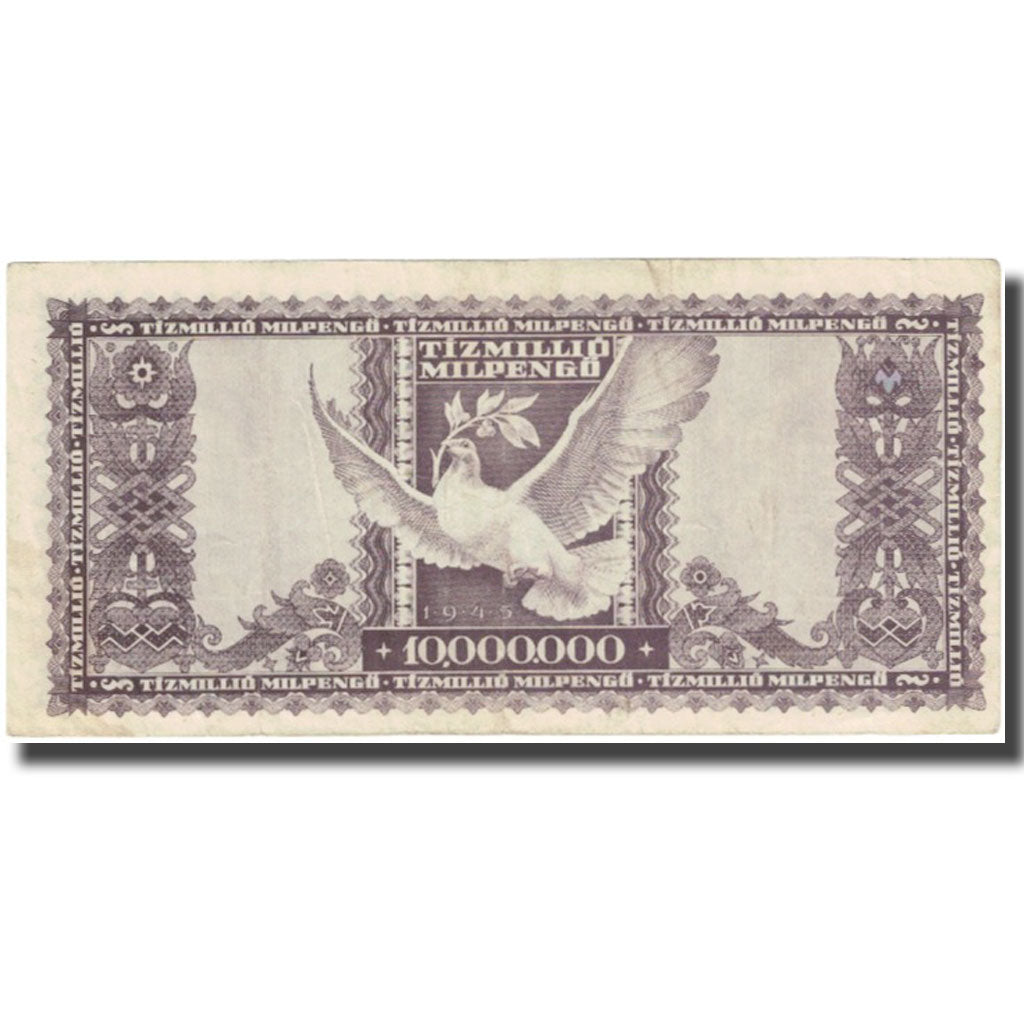 Banknot, Węgry, 10,000,000 Pengö, 1946, 1946-03-18, KM:123, EF(40-45)