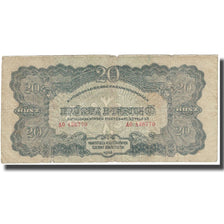 Banknote, Hungary, 20 Pengö, 1944, Undated (1944), KM:M6b, VF(20-25)