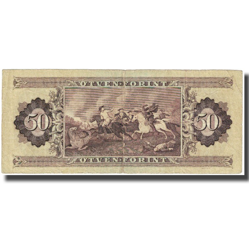 Banknot, Węgry, 50 Forint, 1983, 1983-11-10, KM:170f, VG(8-10)