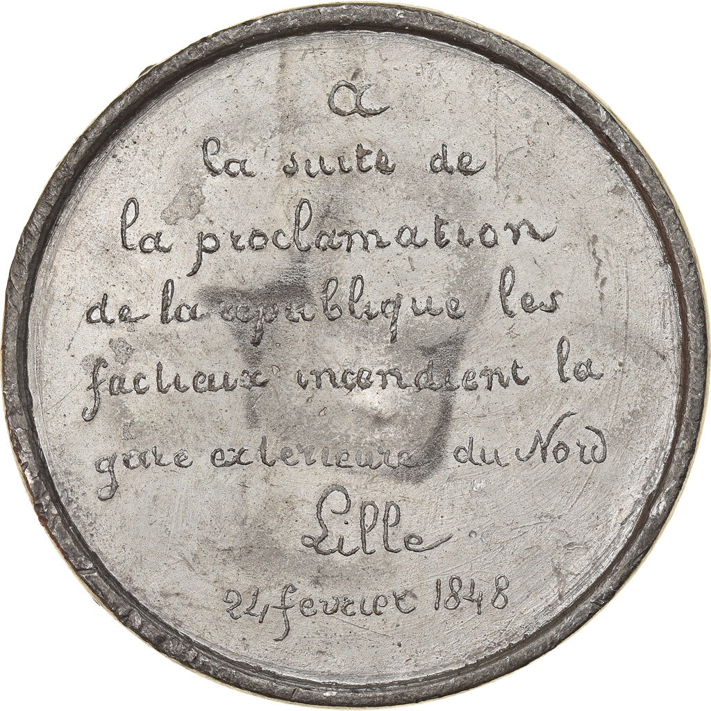 France, Medal, Inauguration de la Proclamation de la IIème République, Lille