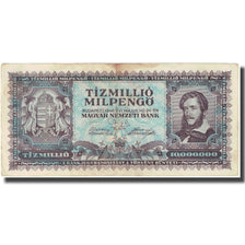 Banknote, Hungary, 10 Million Milpengö, 1946, 1946-03-18, KM:129, VG(8-10)