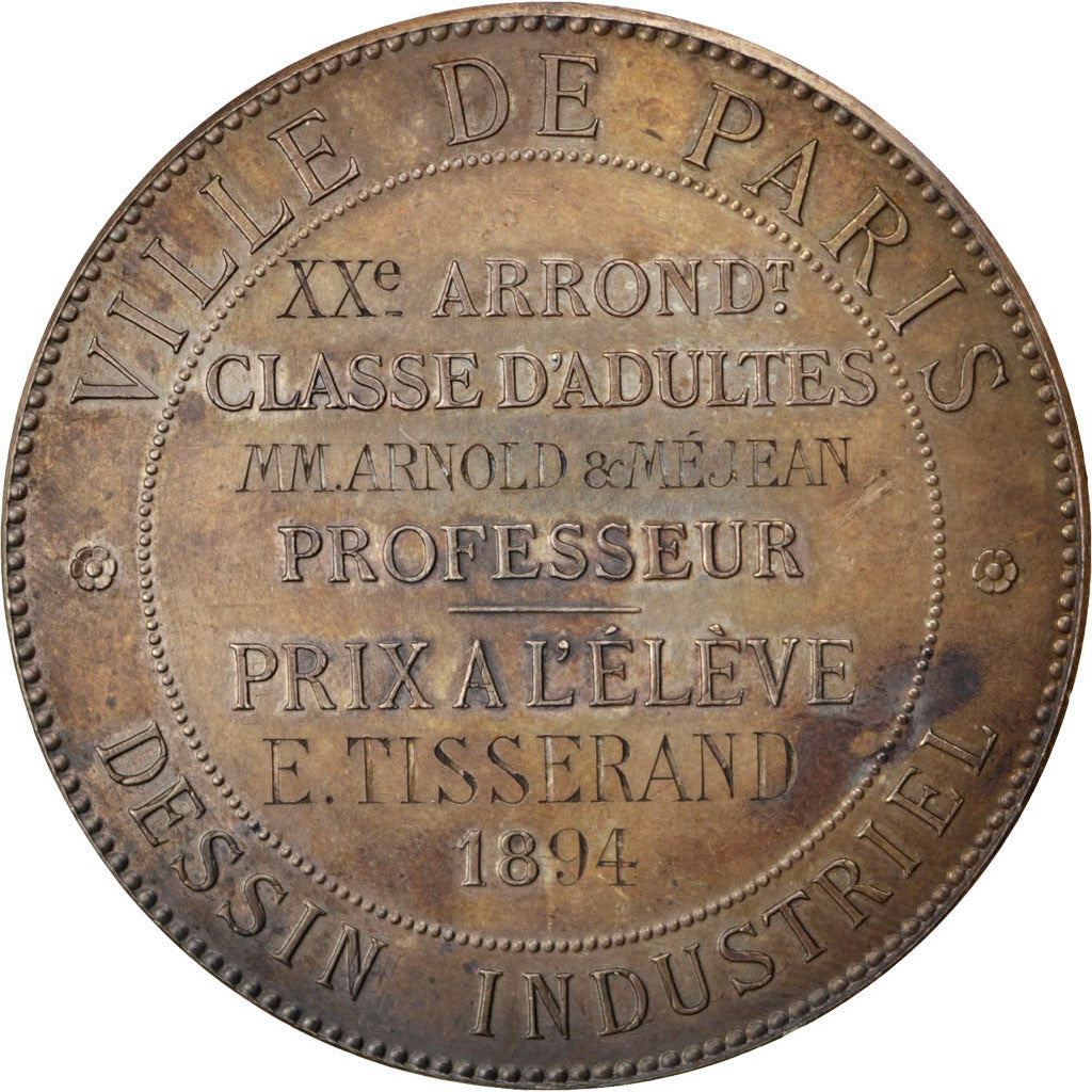 Frankrijk, Medal, French Third Republic, Arts & Culture, 1894, Lagrange, PR