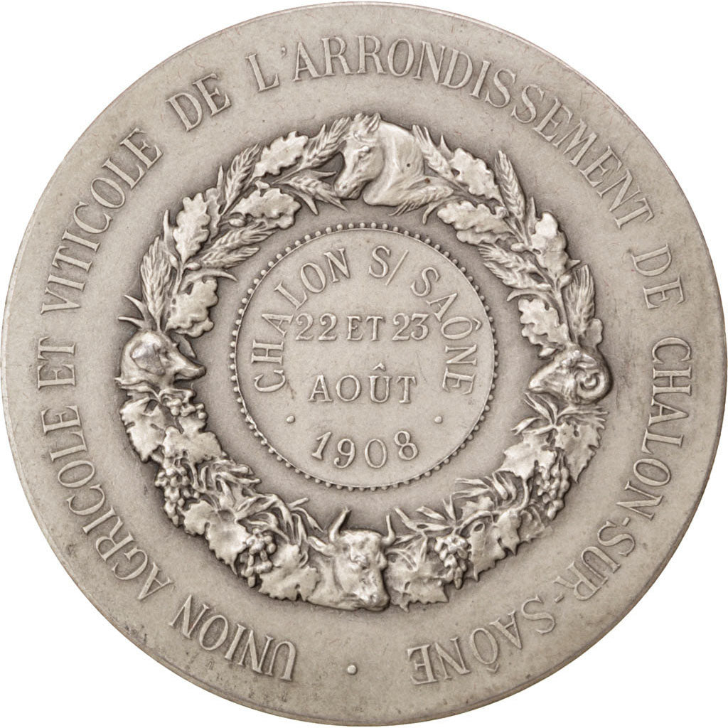 Union Agricole et Viticole de l'Arrondissement de Chalon-sur-Saône, Médaille