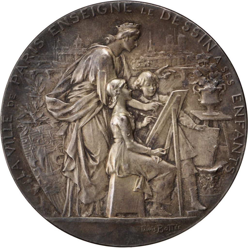 FRANCE, Arts & Culture, French Third Republic, Medal, 1897, AU(50-53), Borrel,..