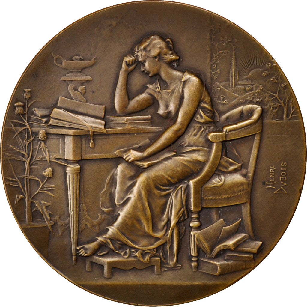 Francia, Medal, French Third Republic, Medicine, 1899, Dubois.H, SPL-, Bronzo...